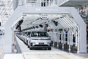 First mass-produced Xpeng GX robotaxi rolls off the production line