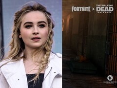 Fortnite Walking Dead Sabrina Carpenter content (Image source: Epic Games, Justin Higuchi)