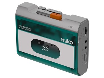 Bluetooth switch and 3.5 mm audio in/out jacks on the other side.