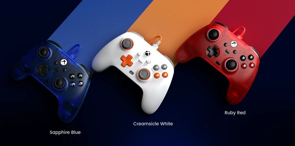 The GameSir T7 wired controller is available in three colors. (Image source: GameSir)
