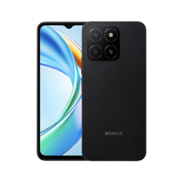 Honor X5b Plus in Flowing Black colorway (Image source - Honor)