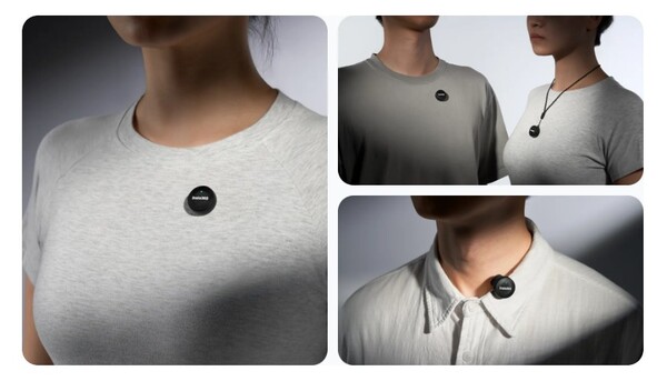 The Insta360 Mic Air can be worn in various ways. (Image source: Insta360)