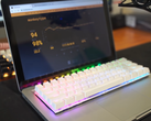Here's what a MacBook Pro looks like with a mechanical keyboard