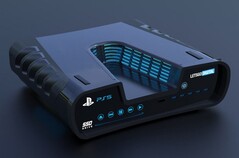 PS5 concept render. (Image source: LetsGoDigital)