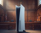 Sony PlayStation PS5 console seen in courtroom