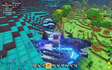 Pictured: A gameplay screenshot from PixARK.