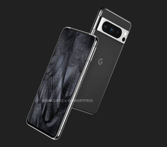 The Pixel 8 series may rely on the same primary camera sensor as the Mi 11 Ultra. (Image source: @OnLeaks & SmartPrix)