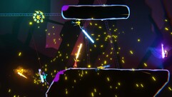 Combat with weapons and spiders in Spiderheck (Image source: Steam)