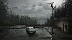 The Silent Hill 2 remake is now available for $41.99 instead of $69.99. Pictured - Cinematic artwork from the game. (Image source: Steam)