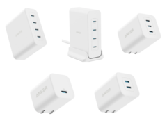 The 5 upcoming USB-C-only chargers by Anker. (Image source: r/Anker subreddit)
