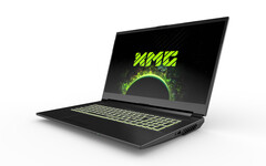 The XMG APEX 17 M21 has a 144 Hz and 17.3-inch display. (Image source: XMG)