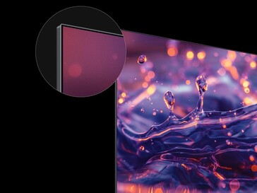 The TV has a fairly slim bezel (Image source: Xiaomi)