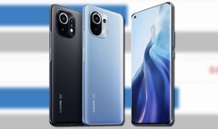 The Xiaomi Mi 11 could end up being delisted from Geekbench's performance charts. (Image source: Xiaomi/Geekbench - edited)