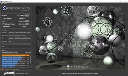 Cinebench R15 on battery power