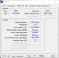 Systeminfo: CPU-Z Memory