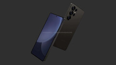 A &quot;Galaxy S25 Ultra&quot; render. (Image source: OnLeaks x Android Headlines)