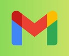 Google Gmail logo with colorful design on green background