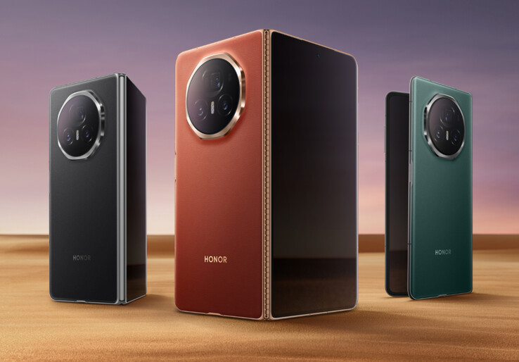 The Magic V3 has reached Europe and the UK in multiple colour options. (Image source: Honor)