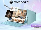 The Moto Pad 70 features a 12.1-inch IPS LCD panel