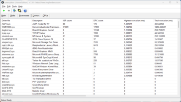 LatencyMon - drivers
