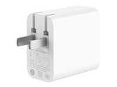 The new Xiaomi Type-C 65 W PD fast charger has a foldable pin. (Image source: JD.com)