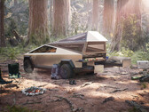 If the hints of bidirectional charging play out, this image may end up looking a lot more like glamping. (Image source: Tesla)