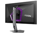 The AOC AG276QKD has customizable RGB lighting on the back that adds to the 'gamer' aesthetic. (Image source: AOC)