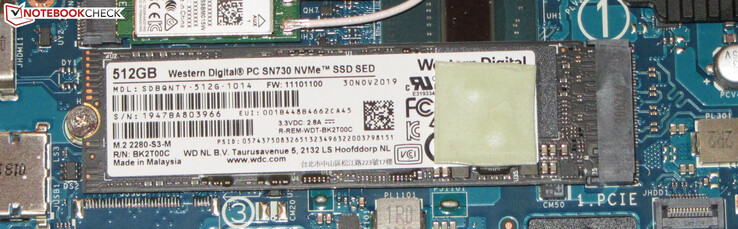 An NVMe SSD serves as system drive.