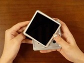 The latest retro handheld from Anbernic rotates the display to expose the buttons.