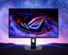 The ROG Strix XG27JCG may make a proper debut at CES 2026. Pictured: A promo picture of the gaming monitor. (Image source: Asus)