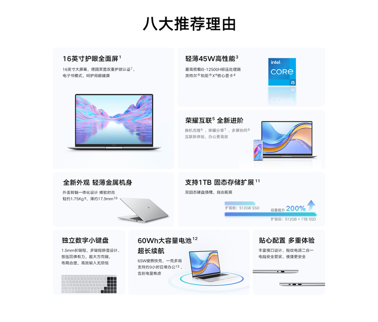 ...or MagicBook X 16 2022. (Source: Honor)