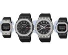 From left to right (pictured), Casio GM-5600M-1JF, GM-2100BM-1AJF, GM-2100M-1AJF, and GM-5600BM-1AJF. (Image source: Casio - edited)