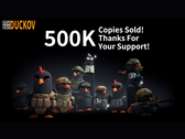 An announcement from the Escape from Dukov developers announcing 500k copies sold (image source: Escape from Duckov X)