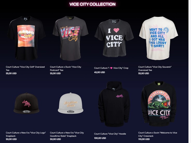 The Vice City Collection from the Miami Heat’s Court Culture label.