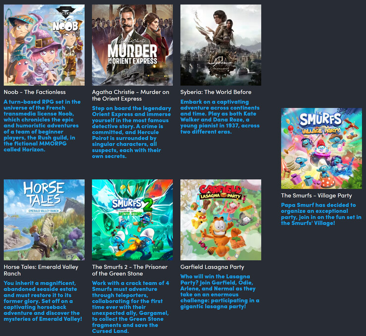 All the games that unlock in the $12 tier (Image source: Humble Bundle)