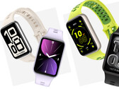 The Band 11 series seems to have some watchOS-inspired faces. Pictured: a promo picture of the lineup.