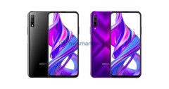 New renders suggest a hidden front-facing camera for the Honor 9X Pro. (Source: MySmartPrice)