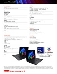Lenovo ThinkPad L16 Gen 3 Intel specifications.