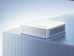 The M1-1390 starts at $399. Pictured: a promo picture showing the design of the mini PC.