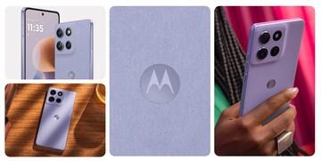 Motorola Moto G86 Power in Pantone Cosmic Sky. (Image source: Motorola)