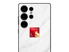 The Samsung Galaxy S25 Ultra fails to impress in an early Geekbench run (Image source: Dbrand and Qualcomm - edited)