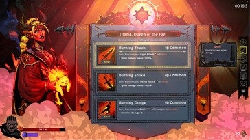 An image showing several weapons and a character in Sworn.