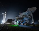 The Falcon 9 rocket a SpaceX Dragon spacecraft for the launch on its way to the launch pad (Image source: SpaceX)