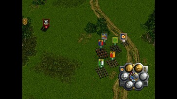 Image showing a battle in Warhammer: Dark Omen. (Image source: GOG)
