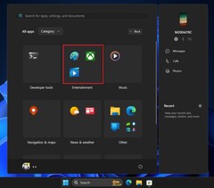 Automatic app categorization in Windows 11's Start menu (Image source: Windows Latest)