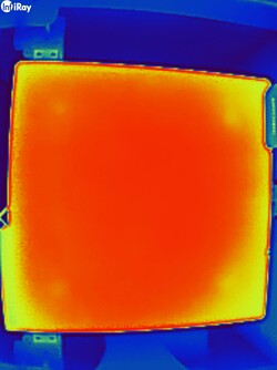 Kobra S1 print bed: Thermal image