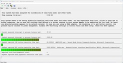 Maximum latency after ten seconds of Prime95