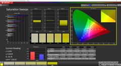 CalMAN saturation calibrated