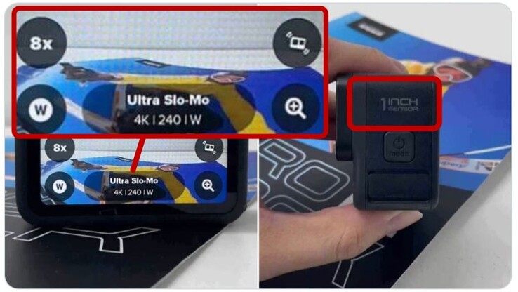 Alleged leaked images of the GoPro Hero 12 Black seem to confirm at least some of its video chops. (Image source: The New Camera)