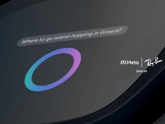 Leaked Meta Ray-Ban Display glasses with HUD and Meta AI. (Image source: UploadVR on X, screenshot)